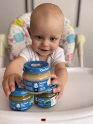 Упаковка пюре гомогенизированного овощного Gerber Кабачок для детей с 6 месяцев 80 г х 6 шт (7613287348043)