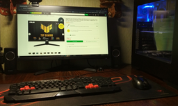 Монітор 24" Asus TUF Gaming VG246H1A (90LM08F0-B01170) IPS FHD 100Гц / 0,5 мс (MPRT) / Extreme Low Motion Blur / 110% sRGB / AMD FreeSync / Adaptive Sync / Low Blue Light / Shadow Boost / Flicker-free
