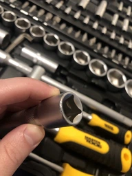 Набор насадок торцевых Mastertool CrV 1/4”-1/2” с трещоткой 108 предметов (78-5108) фото от покупателей 2