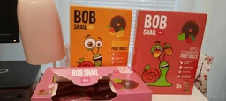 Натуральные конфеты Bob Snail Яблочно-малиновые 100 г (4820219346494)