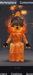 Roblox: Flaming Hot Chip Head фото від покупців 4