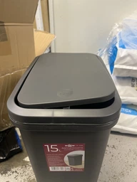 Ведро для мусора MBM HOME BIN-04 15L GRAY пластиковое серое