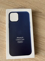 Чохол шкіряний Leather Case with MagSafe для iPhone 13 - Midnight фото від покупців 3