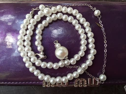 Кольє перлинне Fashion Jewerly ланцюжок бодічейн на шию спину одяг жіноче намисто краватка сріблястий колір біжутерія (SVS)
