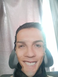 Повнолицева маска прикол з 3D-друком Face Mask Simulation Model 2