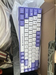 Механическая клавиатура Ajazz Ak680 Purple свечи с Hot-Swap фото от покупателей 5