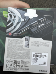 SSD диск Kingston FURY Renegade with Heatsink 1TB NVMe M.2 2280 PCIe 4.0 x4 3D NAND TLC (SFYRSK/1000G)