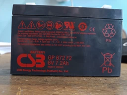 Аккумуляторная батарея CSB GP645 6V 4.5 Ah AGM VRLA