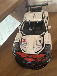 Конструктор Porsche 911, 1631 детали машинка техник в размере 1:10, спортивный автомобиль с LED-подстветкой Technology C999 (в крафтовой упаковке)