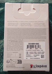 Портативний SSD 1TB USB 3.2 Gen 2 Type-C XS1000 R1050/W1000MB/s Kingston (teh0014725) фото від покупців 1