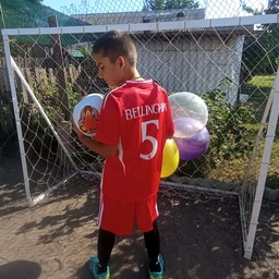 Форма футбольна дитяча Bellingham №5 Реал Мадрид (Real Madrid) 2025, р.24 ріст-135-140 (червона)