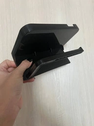 Настінний тримач туалетного паперу з полицею для смартфона та освіжувача повітря (чорний) фото від покупців 2