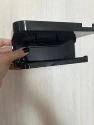 Настінний тримач туалетного паперу з полицею для смартфона та освіжувача повітря (чорний) фото від покупців 1