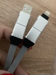 Кабель type c lightning шнур для зарядки айфона швидка зарядка для телефонів кабель usb c 3a зарядний дріт брелок 4 в 1 Svitlo фото від покупців 10