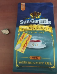 Чай чорний з бергамотом Sun Gardens 100 г - пряний смак, без домішок фото від покупців 12
