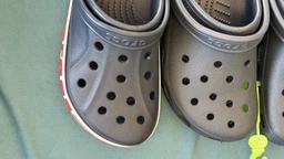 Сабо Crocs Bayaband Clog Stucco / Bright Cobalt M8W10-41-26.5 см 205089 фото от покупателей 9