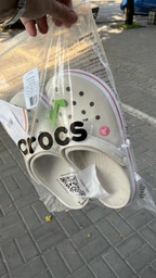 Сабо Crocs Crocband 39 бежевый/белый 11016 фото от покупателей 16