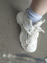 Женские кроссовки на толстой подошве Swin Shoes 36р(22.5см) бежевые эко-кожа сеточка (12276-36)
