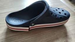 Сабо Crocs Bayaband Clog Stucco / Bright Cobalt M8W10-41-26.5 см 205089 фото от покупателей 7