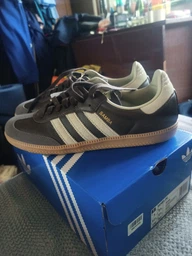 Мужские кеды низкие Adidas Samba Og IE3439 43.5 (9UK) 27.5 см Ftwwht/Ftwwht/Gum5 (4067886949331)