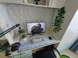 Игровая поверхность WorkPlaceShop Asia Черная волна в Канагаве 300х500 мм фото от покупателей 3