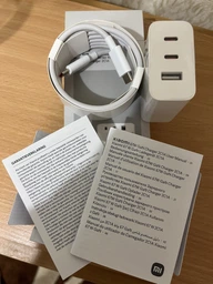 Сетевое зарядное устройство Xiaomi Mi GaN Charger 67W 2C1A BHR7493EU White фото от покупателей 1