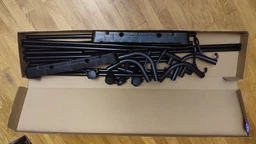 Двойная стойка для одежды черного цвета Double floor Hanger фото от покупателей 2