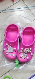 Джибітси на крокси crocs Jibbitz y2k y2k набір біжутерних прикрас на взуття метелики квіти перлини 20 шт сріблястий (SVS) фото від покупців 1