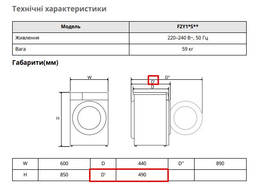 Стиральная машина узкая LG F2Y1NS3W