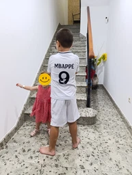 Футбольна дитяча форма Lion SPORT Mbappe (Мбапе) 9 Real Madrid (Реал Мадрид) сезон 24/25 розмір 128 рост 115-128 см. біла