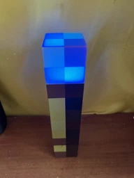 Факел Майнкрафт ночник Minecraft 3.0 светильник игрушка лампа LED на аккумуляторе 4 цвета свечения фото от покупателей 1