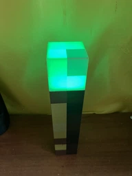 Факел Майнкрафт ночник Minecraft 3.0 светильник игрушка лампа LED на аккумуляторе 4 цвета свечения