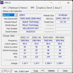Модуль памяти DDR5 2x16GB/6000 Apacer Panther RGB (AH5U32G60C6229BAA-2) фото от покупателей 1