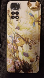 Чохол Lanyard для Xiaomi Redmi Note 11 / Note 11S бампер з ремінцем Beige фото від покупців 2