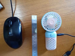 Ручний / настільний вентилятор на акумуляторі Mini Fan одношвидкісний міні-вентилятор, 12.8х6.3х4.4 см, рожевий (104016288)