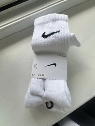 Набор мужских носков высоких хлопковых Nike U Nk V Cush Crew Value SX4508-965 42-46 3 пары Черный/Белый/Серый (685068095474) фото от покупателей 4