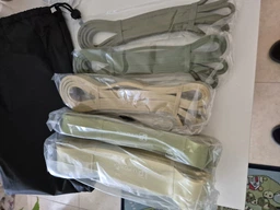 Петли для подтягиваний набор 5шт U-powex резиновые петли military, резинки для фитнеса + мешочек для хранения фото от покупателей 14