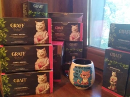 Упаковка чаю каркаде Graff&nbsp;Hot flower Малина 20 пакетиків х 1.5 г х 2 шт (4820279610641)