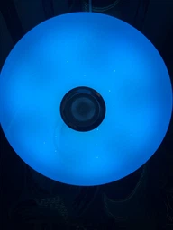 RGB Люстра с Bluetooth колонкой 38 см 60W Светильник с регулировкой яркости и блютуз колонкой GS-7062 фото от покупателей 2
