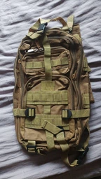 Рюкзак тактический на 30 л, 48х25х23 см с креплением Molle / Штурмовой военный рюкзак Олива