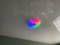 Люстра RGB с Bluetooth колонкой потолочная светодиодная лампа с пультом с RGB подсветкой и динамиком смарт люстра с будильником светомузыкой 60W Kayfovo LA - 83