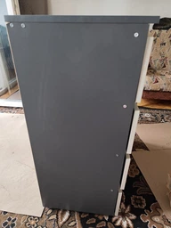 Комод DC Steve 702x400x909 мм Графитовый/Дуб Крафт Белый (DC153533) фото от покупателей 6
