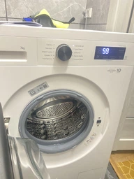 Пральна машина LG фронтальна, 7кг, 1200, A+++, 44см, дисплей, пара, інвертор, білий (F2Y1HS6W) фото від покупців 9