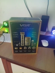 Набір 2 в 1 бритва та триммер акумуляторний VGR V-649 PRO зі змінними насадками та портативний шейвер, для стрижки волосся та бороди