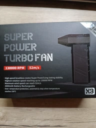 Воздуходуйка ручная Турбовентилятор Turbo Jet Fan Violent X3 ветродуйка fan 130000 52m. фото от покупателей 4