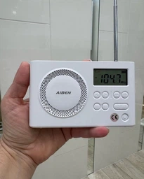 Радиоприемник карманный с аккумулятором 1200 мАч AIBEN C5S White (00-0001366) фото от покупателей 9