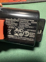 Акумулятор для інструментів Metabo 12В Li-Power 2.0Aг (625438000) фото від покупців 3