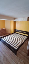 Двуспальная Кровать из дерева сосна 120*200 Престиж MECANO цвет Светлый орех 19MKR05
