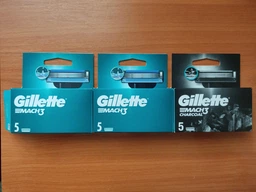 Змінні картриджі для гоління Gillette Mach3 Charcoal 5 шт (8700216062770) фото від покупців 5