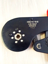 Кримпер обтискання для наконечників Crimpfox VXC9 16-6, 28-5AWG, кліщі для обтиску трубчастих наконечників 0.08 - 16 мм²